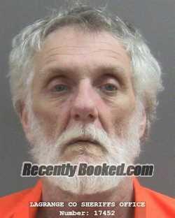 Mugshot of FREDERICK ROBERT WOODWARD booked in Lagrange County, Indiana on May 1, 2026