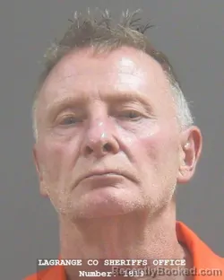 Mugshot of Gregory Dean Williams booked in Lagrange County, Indiana on October 1, 2026