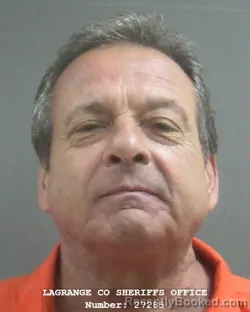 Mugshot of MARK BRIAN GUNDERSEN booked in Lagrange County, Indiana on July 27, 2026