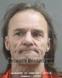 Booking photo from Lagrange County, Indiana