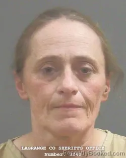 Mugshot of Charity Ann Miller booked in Lagrange County, Indiana on October 22, 2026