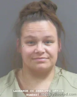 Mugshot of Courtney J Mcdonald booked in Lagrange County, Indiana on August 7, 2026