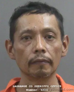 Mugshot of LUIS GERARDO GARCIA booked in Lagrange County, Indiana on June 19, 2026