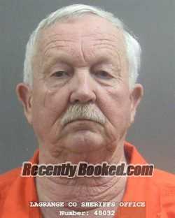 Booking photo from Lagrange County, Indiana