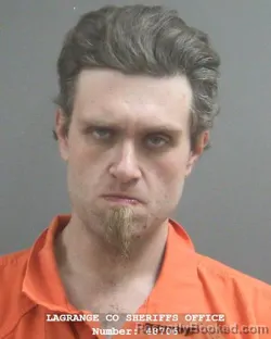 Mugshot of AUSTIN PHILLIP ELKINS booked in Lagrange County, Indiana on March 15, 2026