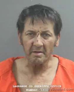 Mugshot of KENNETH MICHAEL JORDAN booked in Lagrange County, Indiana on April 23, 2026