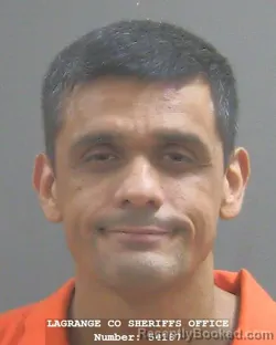 Mugshot of Arturo Rangel booked in Lagrange County, Indiana on August 22, 2026