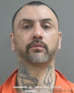 Mugshot of JESSE GARZA booked in Lagrange County, Indiana on July 3, 2026