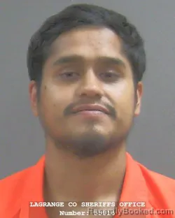 Mugshot of Rodolfo A Nieves booked in Lagrange County, Indiana on August 7, 2026