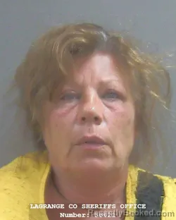 Mugshot of CATHRYN DAWN HOLLAR booked in Lagrange County, Indiana on August 1, 2026