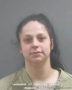 Mugshot of CHANTEL MICHELLE CUNNINGHAM booked in Lagrange County, Indiana on July 28, 2026