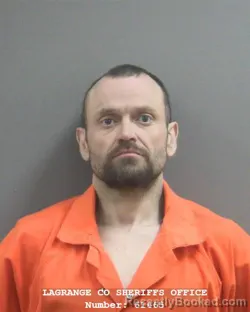 Mugshot of BRYAN KEITH BURNAU booked in Lagrange County, Indiana on March 23, 2026