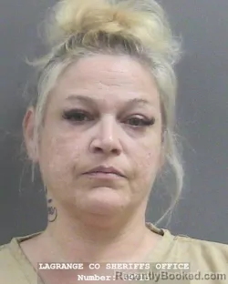 Mugshot of ERIN RENEE ALLEN booked in Lagrange County, Indiana on March 18, 2026