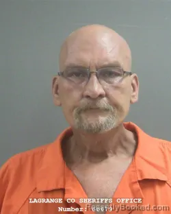 Mugshot of LARRY RAY KEITH booked in Lagrange County, Indiana on May 26, 2026