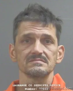 Mugshot of Ronald Leroy Baker booked in Lagrange County, Indiana on October 4, 2026