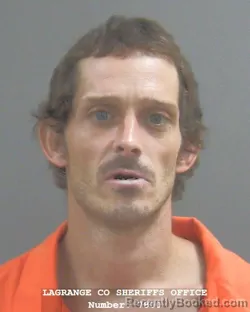 Mugshot of Mitchell Lloyd Troyer booked in Lagrange County, Indiana on September 6, 2026
