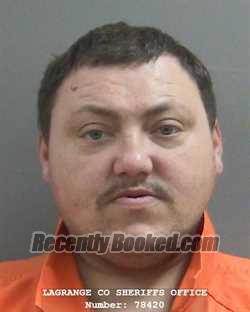 Mugshot of JAKE ALLEN KERSCHNER booked in Lagrange County, Indiana on April 24, 2026