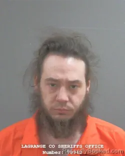 Mugshot of Robert Lee Bradshaw booked in Lagrange County, Indiana on October 6, 2026