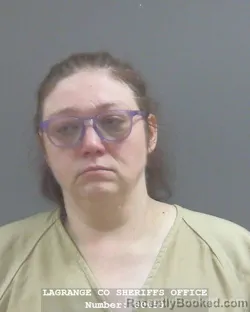 Mugshot of Brandy Nicole Hall booked in Lagrange County, Indiana on August 14, 2026