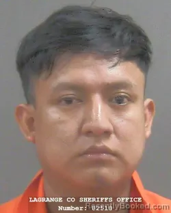 Mugshot of Federico Gomez Hernandez booked in Lagrange County, Indiana on August 16, 2026