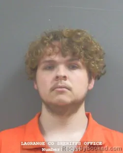 Mugshot of Joshua Logan Heidorn booked in Lagrange County, Indiana on August 14, 2026