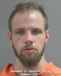 Mugshot of DUSTIN MATTHEW-DOUGLAS SMITH booked in Lagrange County, Indiana on July 15, 2026
