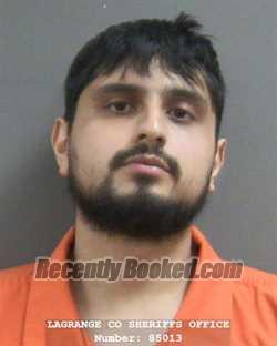 Booking photo from Lagrange County, Indiana