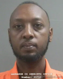 Mugshot of DIEUDONNE NIYONSABA booked in Lagrange County, Indiana on July 13, 2026