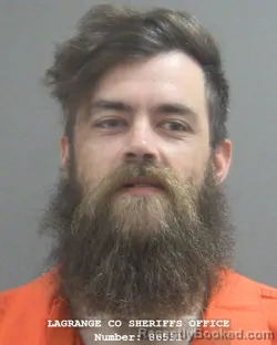 Mugshot of WILLIAM MILTON GREENWELL booked in Lagrange County, Indiana on April 2, 2026