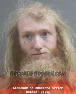 Booking photo from Lagrange County, Indiana