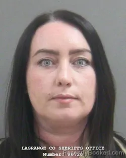 Mugshot of HEATHER NOEL PRESSLER booked in Lagrange County, Indiana on March 27, 2026