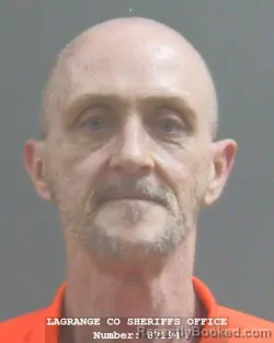 Mugshot of Bryan Keith Bailey booked in Lagrange County, Indiana on August 7, 2026