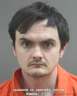 Mugshot of ANDREW SHAY HAWKINS booked in Lagrange County, Indiana on March 15, 2026