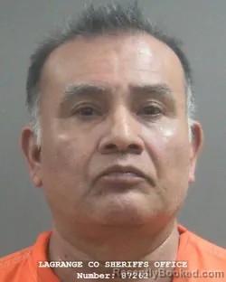 Mugshot of ALFREDO MEDINA HERNANDEZ booked in Lagrange County, Indiana on May 14, 2026