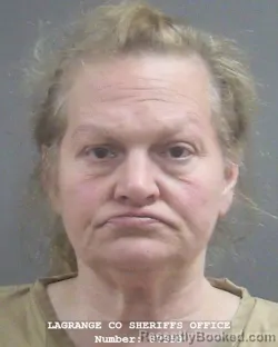 Mugshot of DAWN DENICE KUMMER booked in Lagrange County, Indiana on April 21, 2026