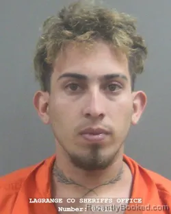 Mugshot of JHONNAIKER JOSE COLINA JUAREZ booked in Lagrange County, Indiana on May 3, 2026