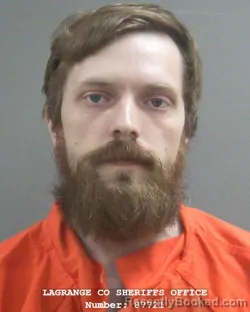 Mugshot of JOSHUA SCOTT OSTRANDER booked in Lagrange County, Indiana on June 27, 2026