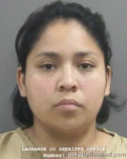Mugshot of ALEJANDRA ISABEL DE SANTIAGO RIOS booked in Lagrange County, Indiana on July 2, 2026