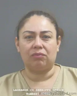 Mugshot of Mayra Daniela Gamero Presa booked in Lagrange County, Indiana on August 8, 2026