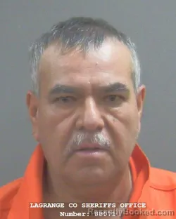 Mugshot of Ponciano Rodriguez Lopez booked in Lagrange County, Indiana on August 23, 2026