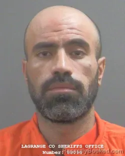Mugshot of Muhibullah Alokozai booked in Lagrange County, Indiana on August 27, 2026