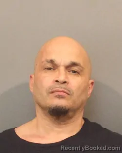 Mugshot of Moses Aponte booked in Lake County, Indiana on August 26, 2026