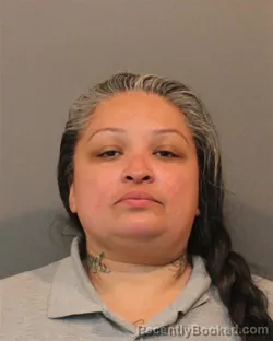 Mugshot of Vanessa Marie Ruelas booked in Lake County, Indiana on August 25, 2026