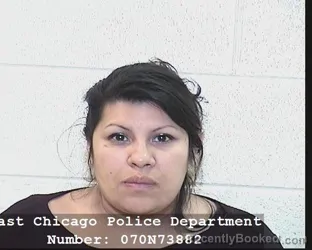 Mugshot of Nancy Beatrice Perez booked in Lake County, Indiana on September 15, 2026