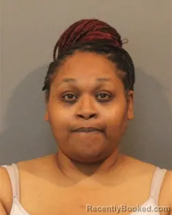 Mugshot of SHERRIKA CHANTE KIRK booked in Lake County, Indiana on April 22, 2026