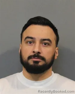 Mugshot of Jesse Tomas Reyes booked in Lake County, Indiana on August 24, 2026