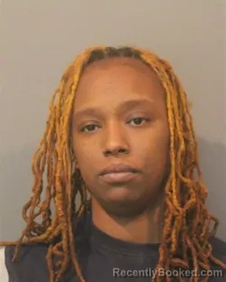 Mugshot of Keandrea Marie Robinson booked in Lake County, Indiana on September 12, 2026