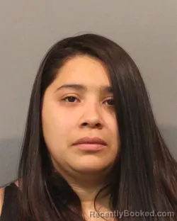 Mugshot of Kathy Angelica Pineda Moncada booked in Lake County, Indiana on August 28, 2026