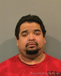 Mugshot of Alfredo Flores booked in Lake County, Indiana on August 29, 2026