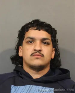 Mugshot of Jesse Aramis Argandona booked in Lake County, Indiana on August 22, 2026